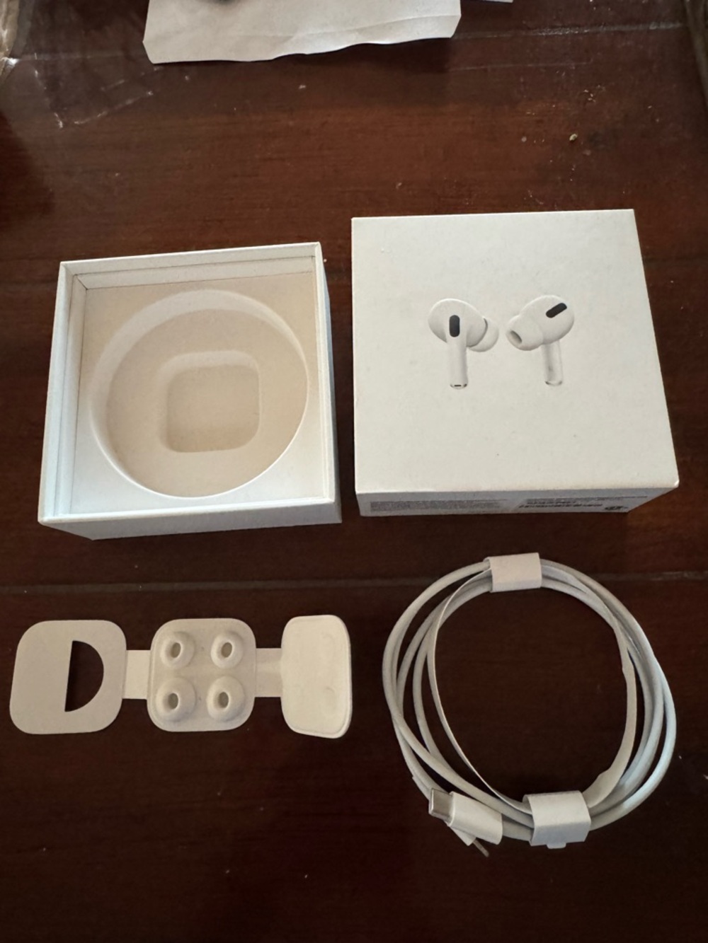 AirPods Charging Cable + Original Box + Silicone Ear Tips (No Earbuds) - Picture 3 of 3